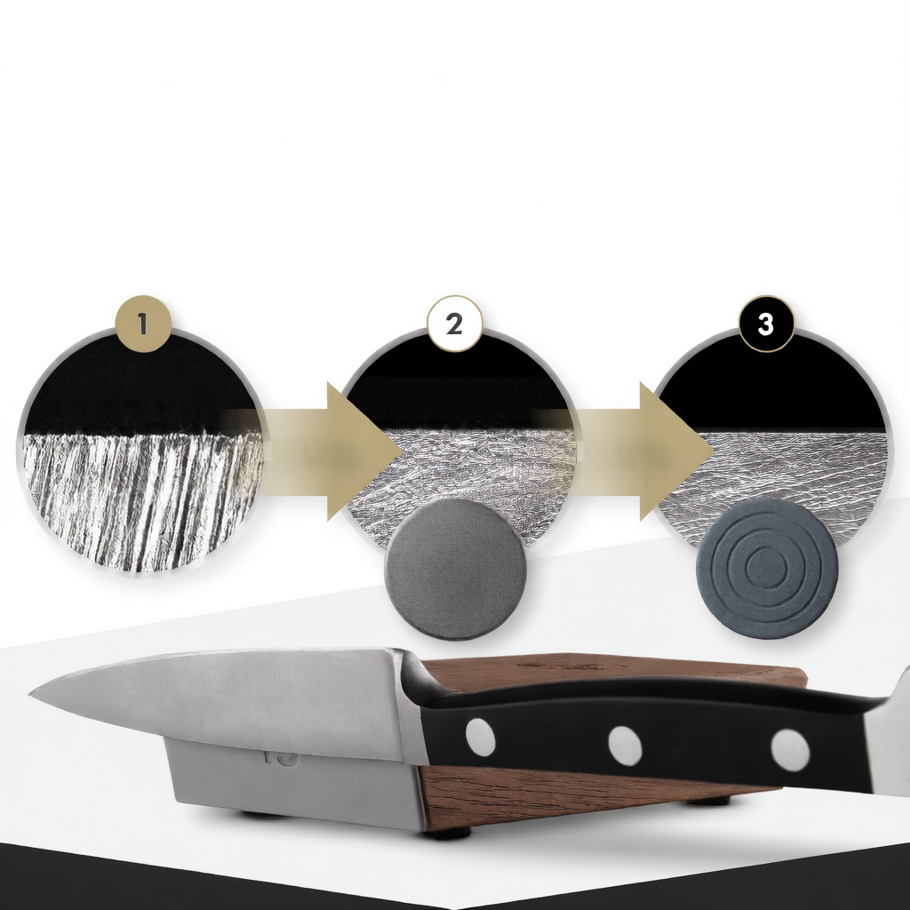 Rolling Knife Sharpener – Multi-Functional Cylindrical Sharpener for Kitchen Knives
