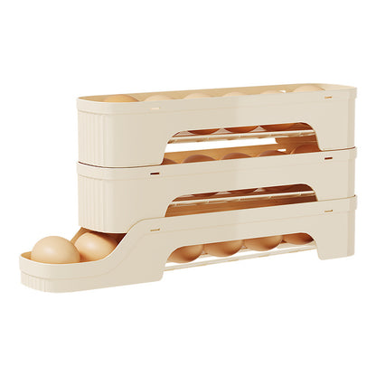 Rolling Slide Egg Storage Container