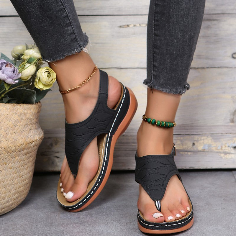 Roman Buckle Women Sandals