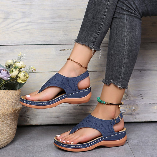 Roman Buckle Women Sandals