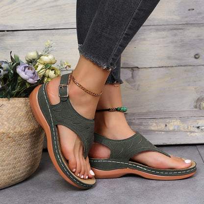 Roman Buckle Women Sandals