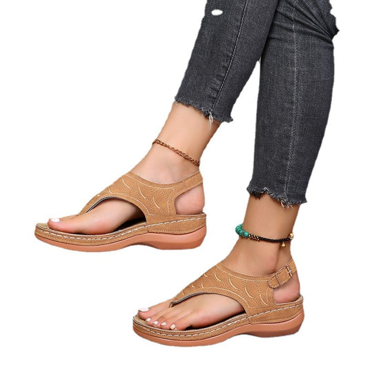 Roman Buckle Women Sandals