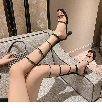 Roman Long Sandals