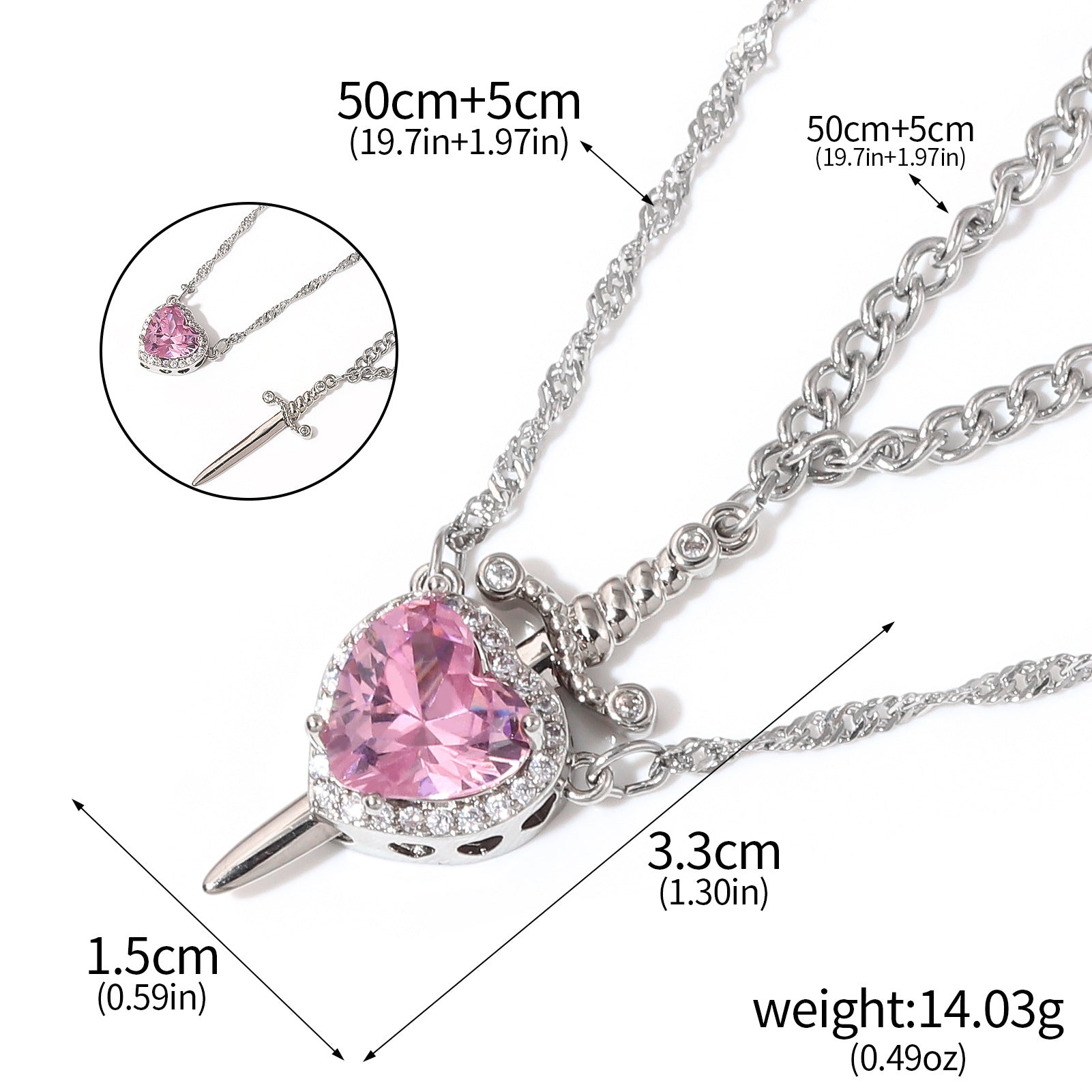 Romantic Couple Necklace