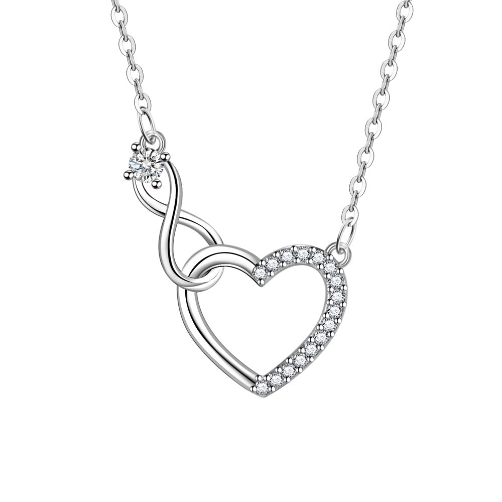 Romantic Heart Pendant Necklace