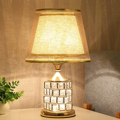 Romantic Wedding Table Lamp with Rose Lampshade