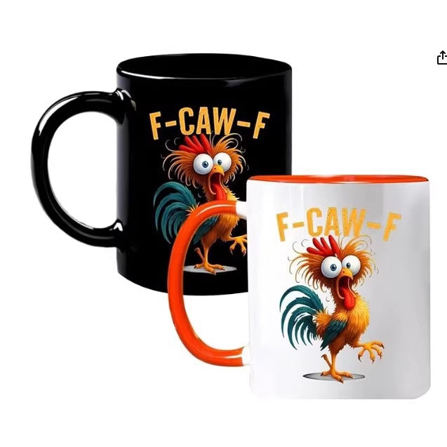 Rooster Design Ceramic Mug