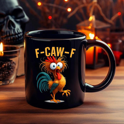 Rooster Design Ceramic Mug