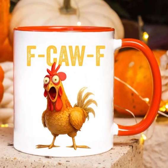 Rooster Design Ceramic Mug