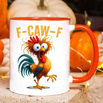 Rooster Design Ceramic Mug