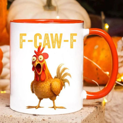Rooster Design Ceramic Mug