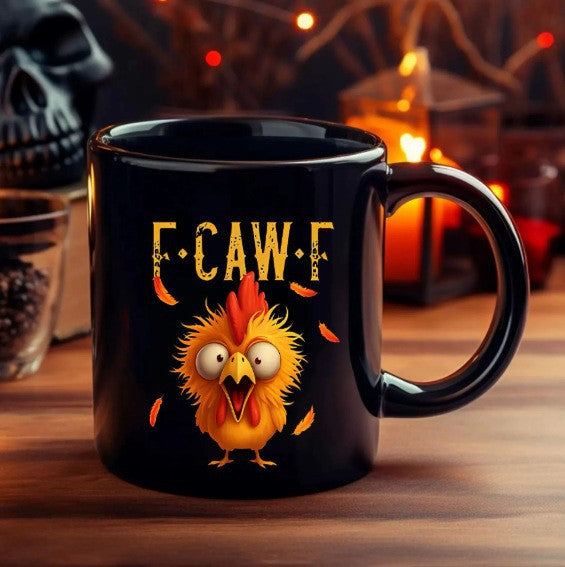 Rooster Design Ceramic Mug