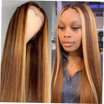 Rooted lace bun hairstyle