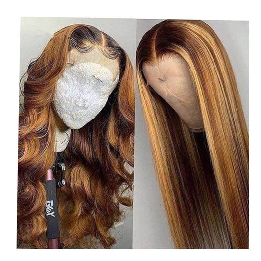 Rooted lace bun hairstyle