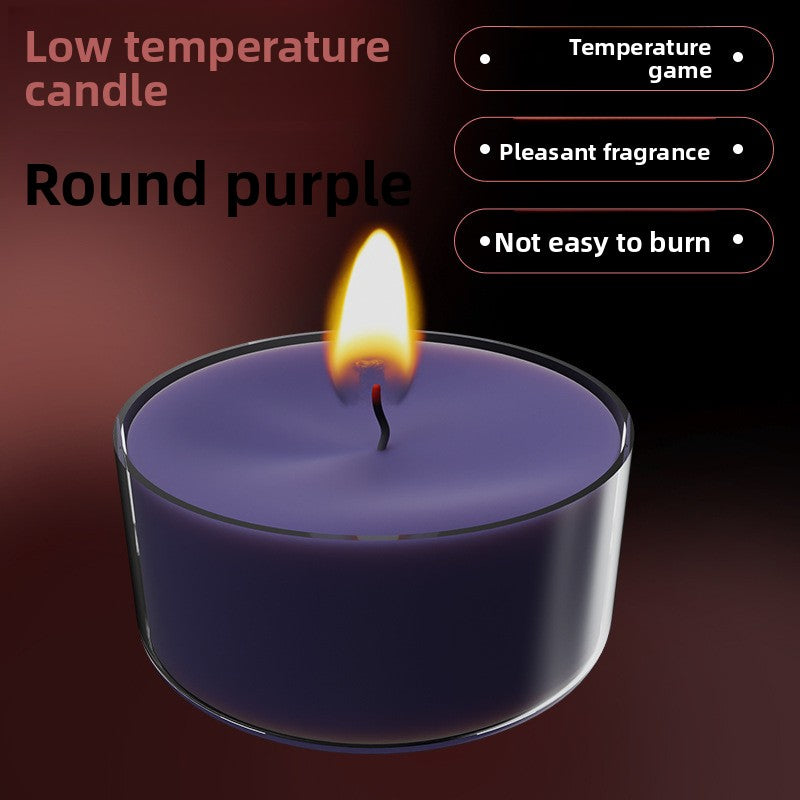Rose and peony low-temperature candles