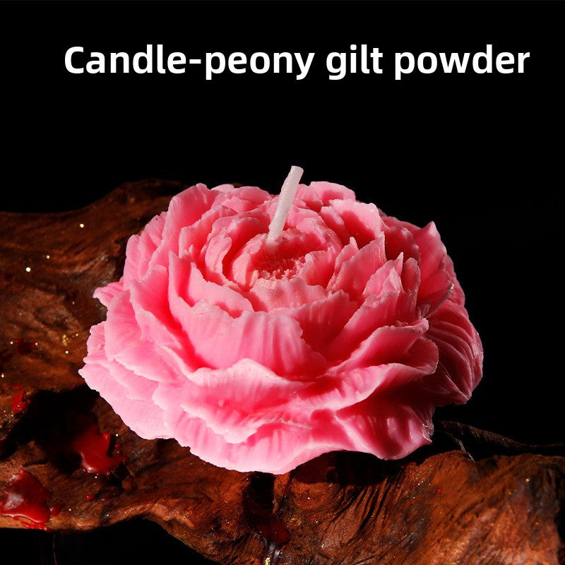 Rose and peony low-temperature candles