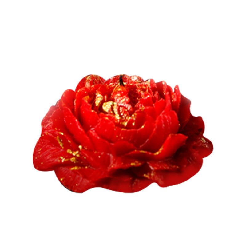 Rose and peony low-temperature candles