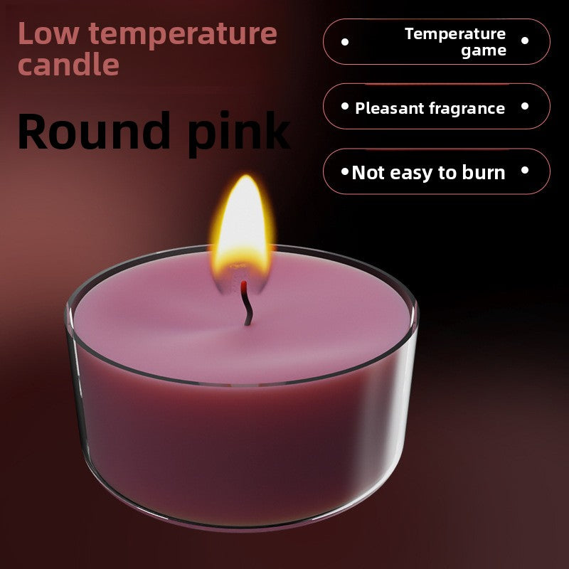 Rose and peony low-temperature candles