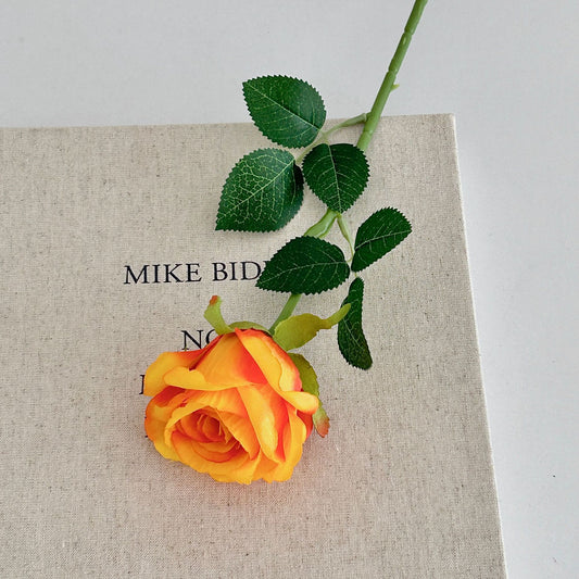Rose artificial flower, crushed ice blue rose