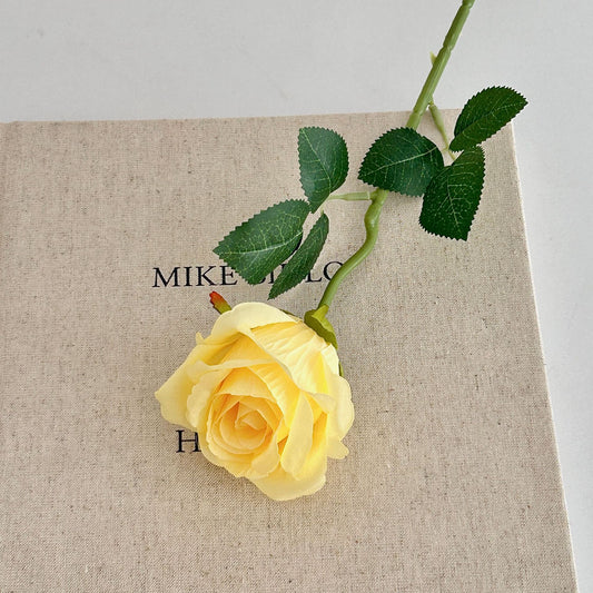 Rose artificial flower, crushed ice blue rose