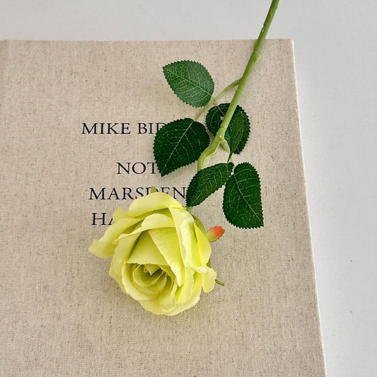 Rose artificial flower, crushed ice blue rose