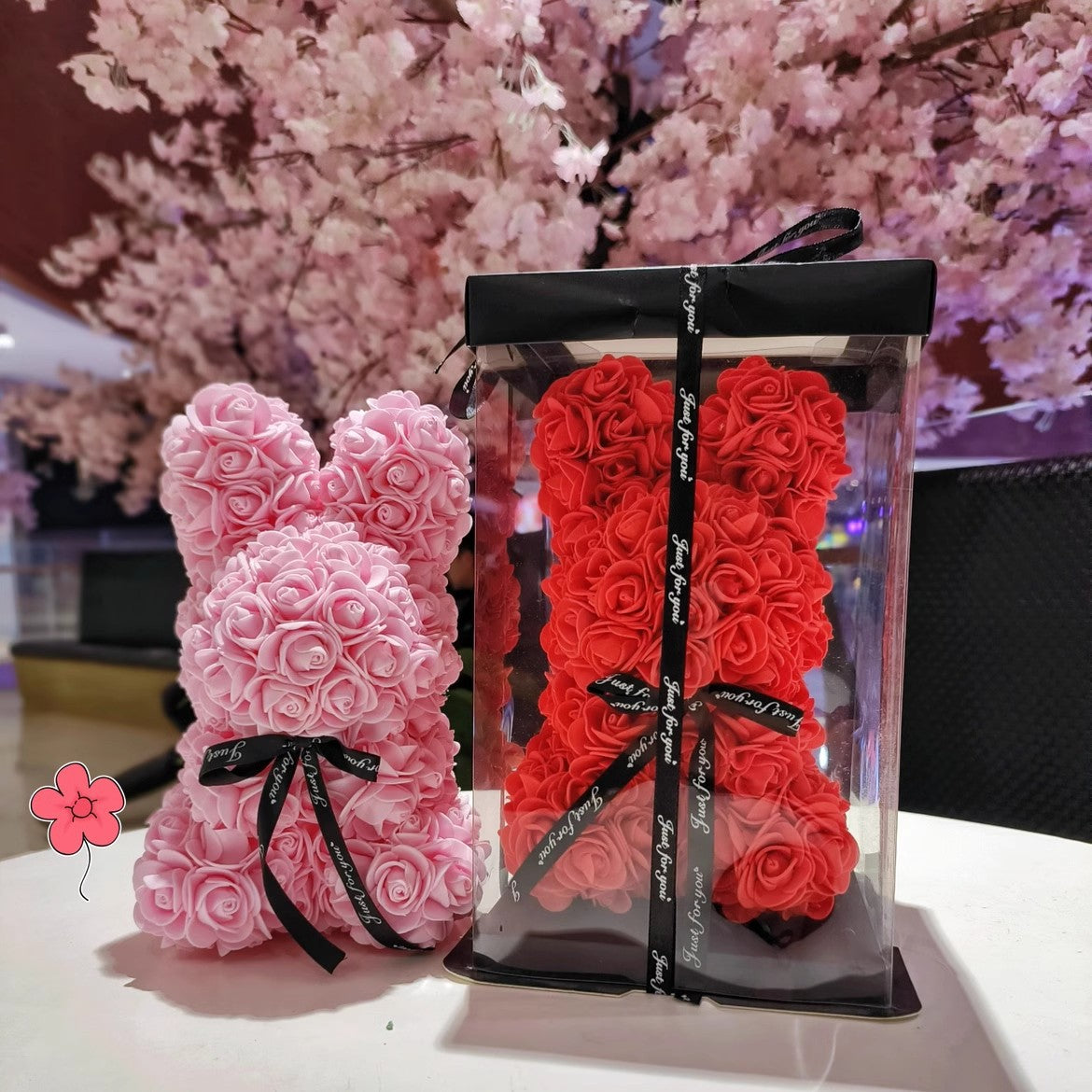 Rose Bear Gift Box