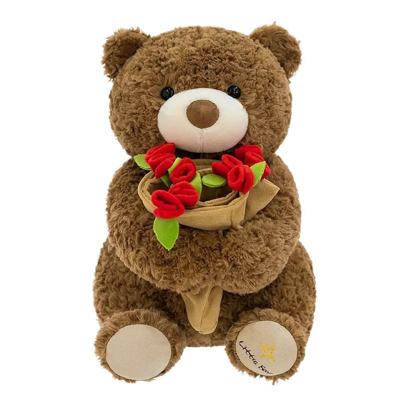 Rose Bear Plush Toy