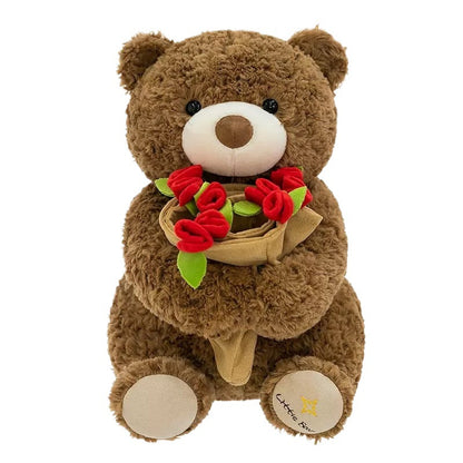 Rose Bear Plush Toy