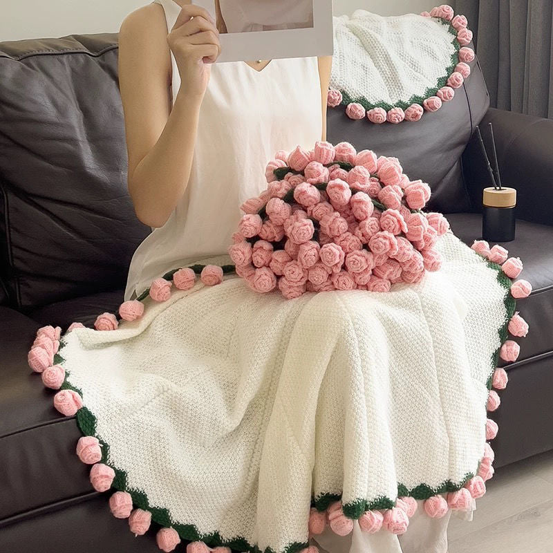 Rose Bouquet Blanket