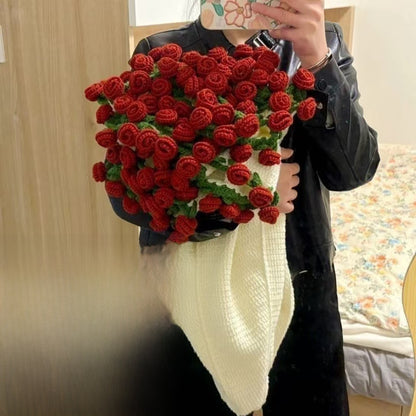 Rose bouquet blanket