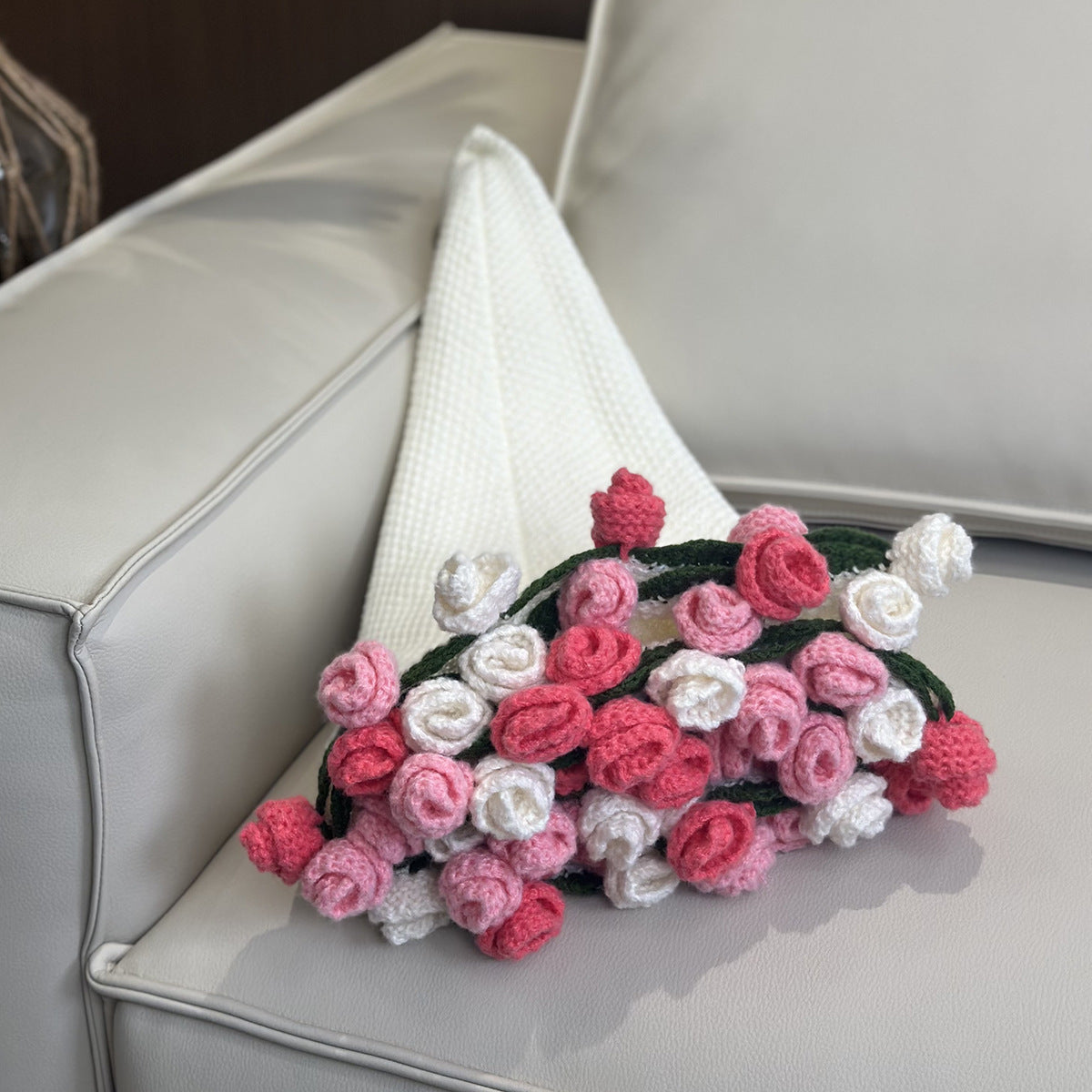 Rose bouquet blanket