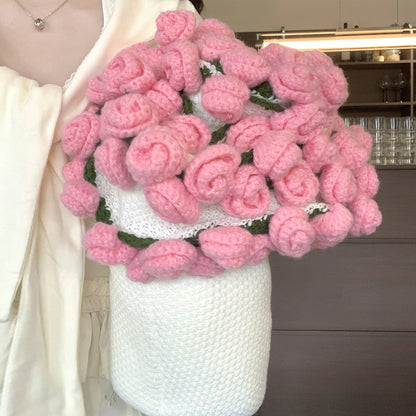Rose bouquet blanket