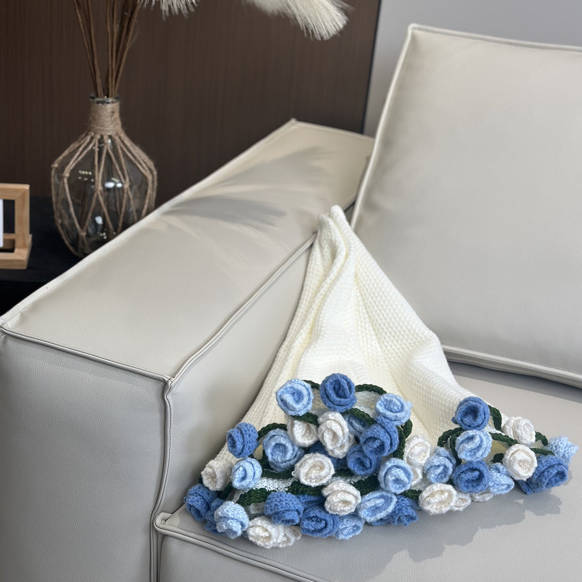 Rose bouquet blanket