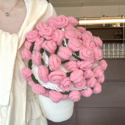 Rose bouquet blanket