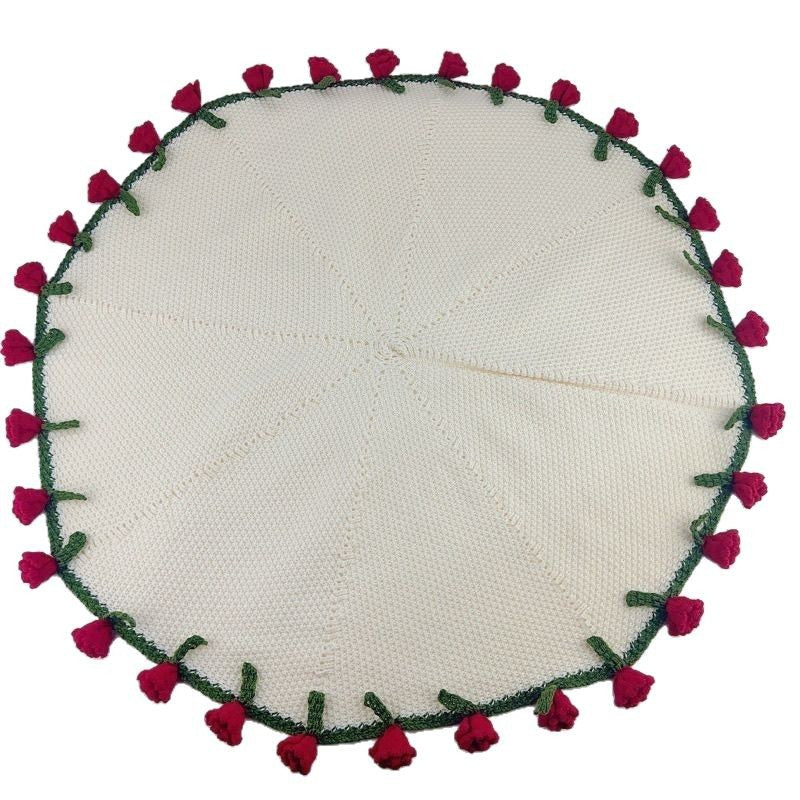 Rose bouquet blanket
