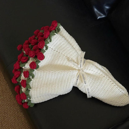 Rose bouquet blanket