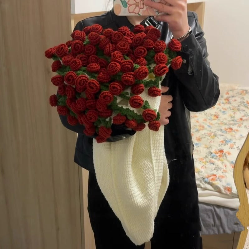 Rose bouquet blanket