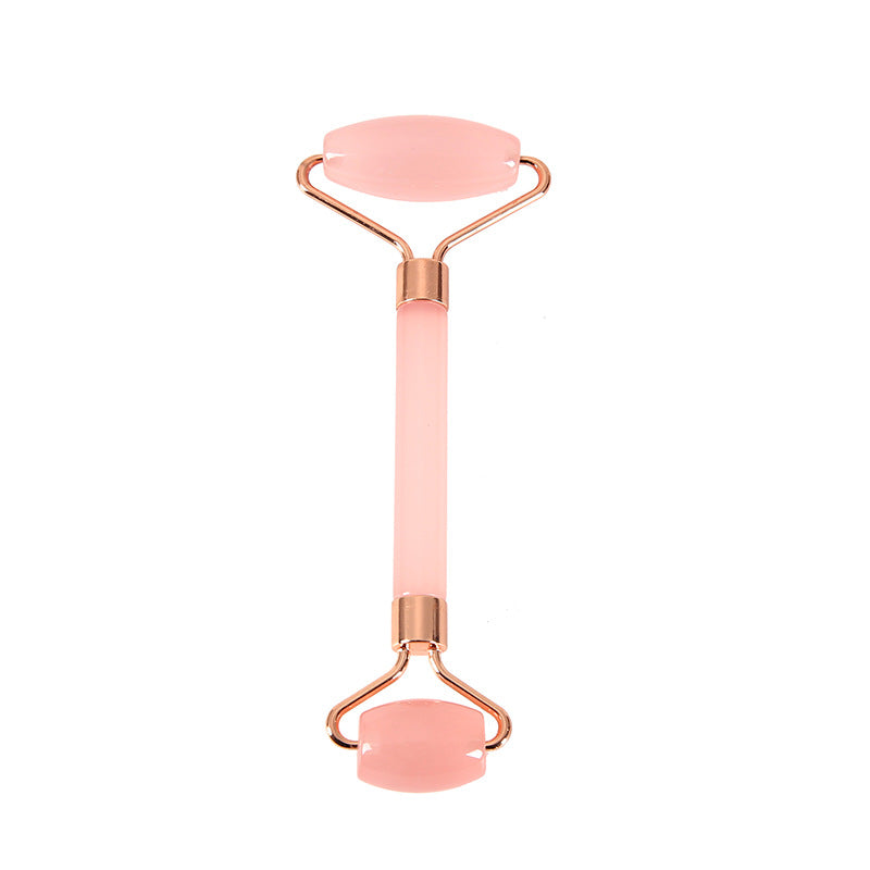 Rose crystal roller facial massage non-jade beauty stick