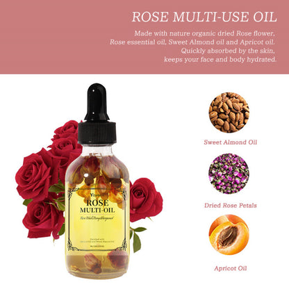 rose essential oil moisturizing scraping fever compound men's and women's SPA body massage essence