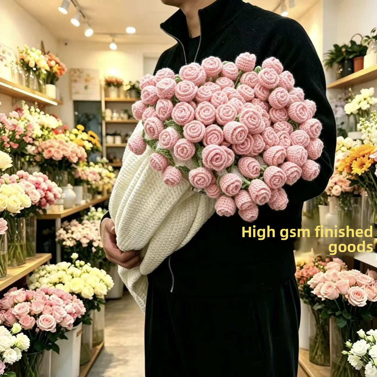 Rose Floral Decorative Blanket