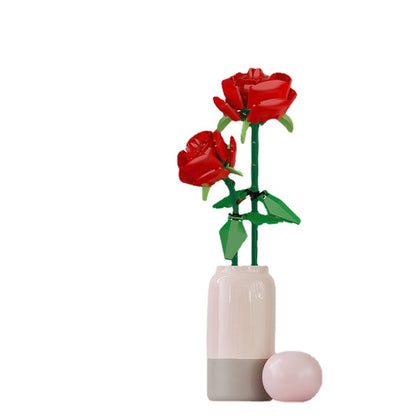 Rose Flower Building Blocks