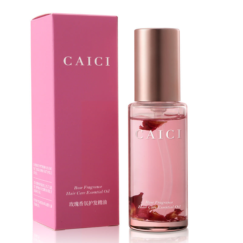 Rose fragrance hair care essential oil