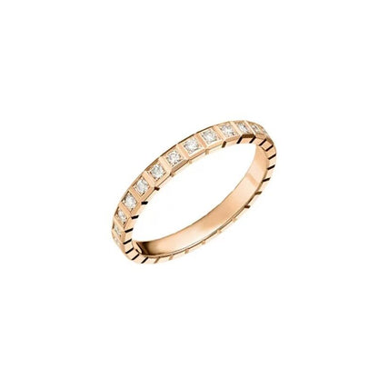 Rose Gold Adjustable Couple Rings Set