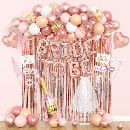 rose gold balloon suit