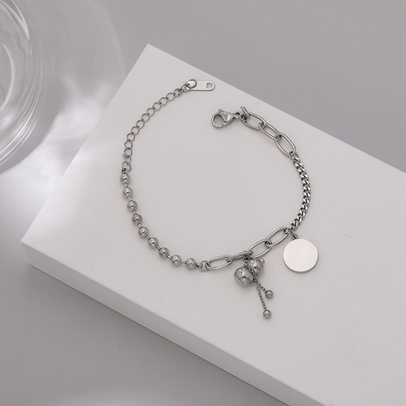 Rose Gold Titanium Steel First Jewelry