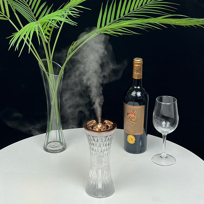 Rose Gold Touch Control Humidifier with Ambient Light