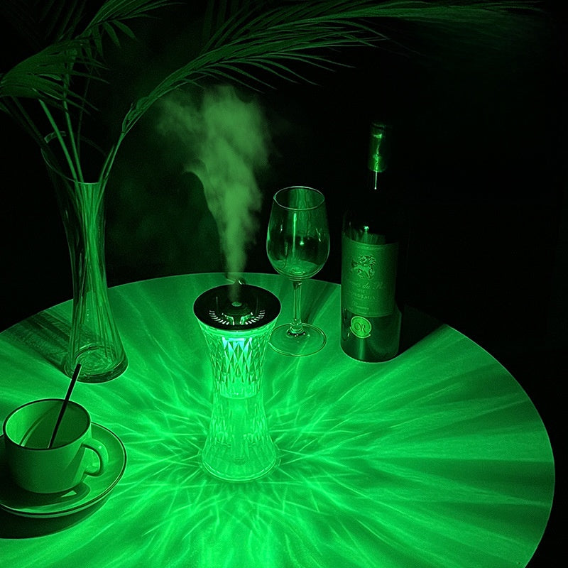 Rose Gold Touch Control Humidifier with Ambient Light