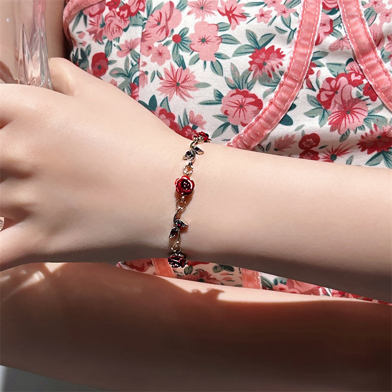 Rose jewelry set