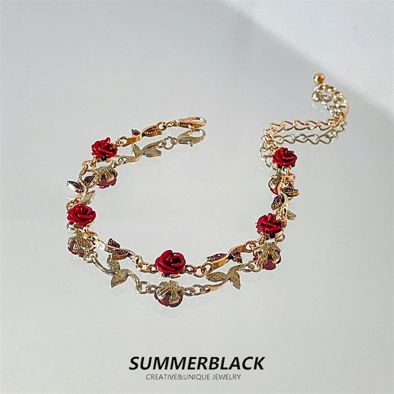Rose jewelry set