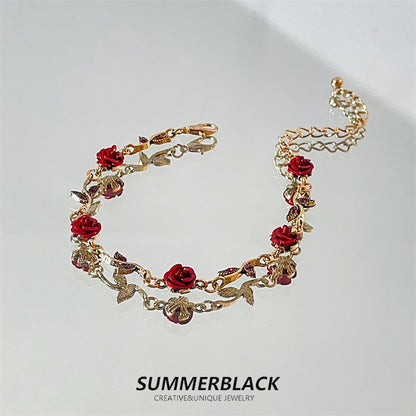 Rose jewelry set